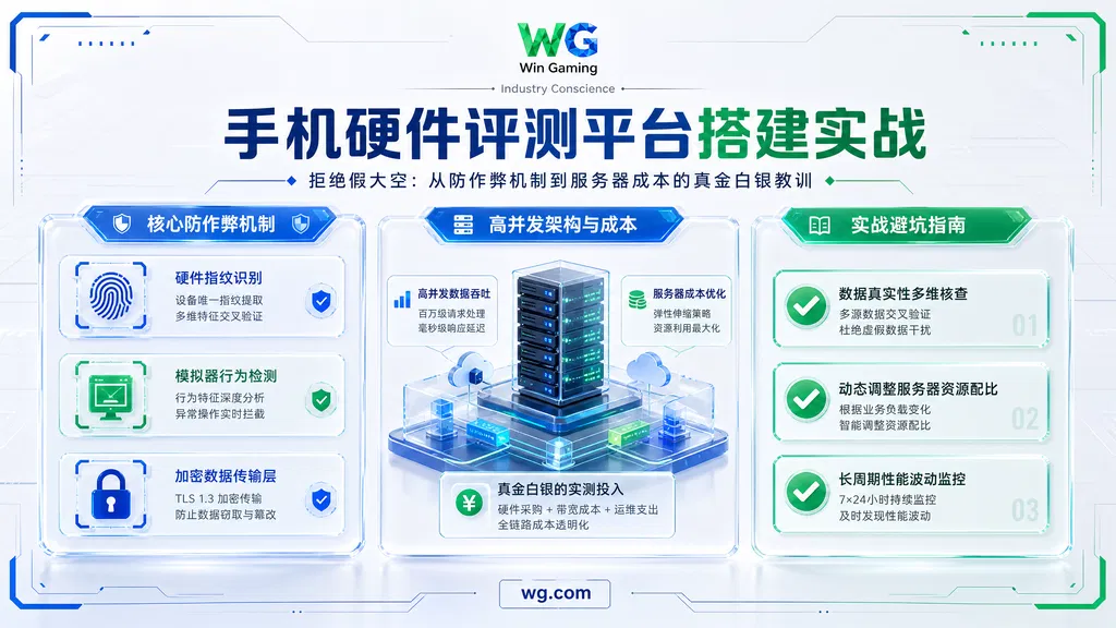 拒绝假大空！手机硬件评测平台搭建实战：从防作弊到服务器成本，全是真金白银的教训