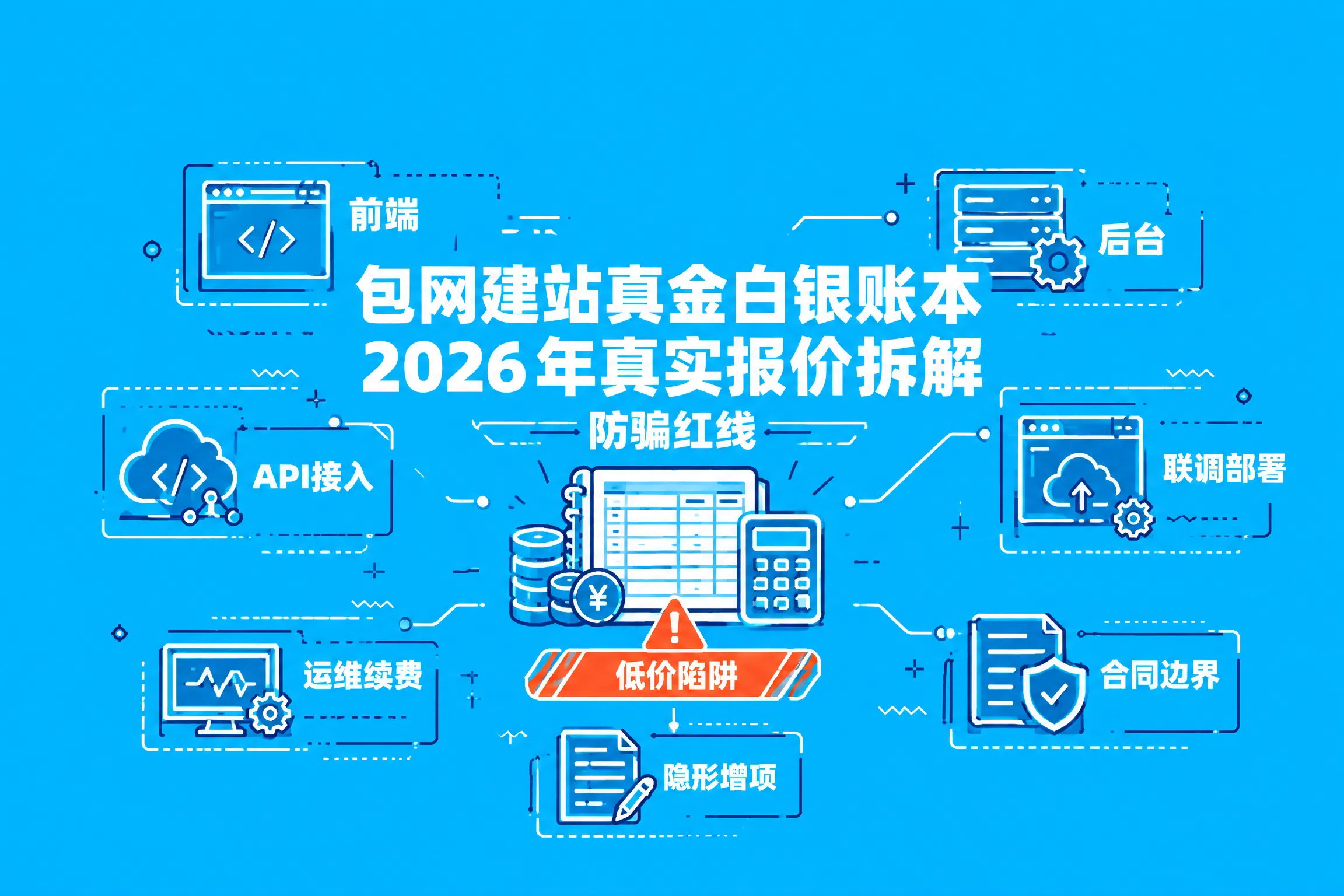 包网建站真金白银账本：2026 年真实报价拆解与防骗红线